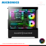 CASE MICRONICS ICUBE MIC GC800 BLACK RGB SIN FUENTE VIDRIO TEMPLADO MID TOWER