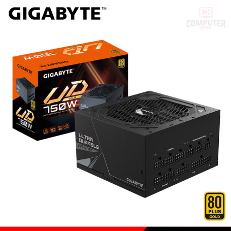 FUENTE DE PODER GIGABYTE GP-UD750GM 750W 80 PLUS GOLD FULL MODULAR (PN:GP-UD750GM)