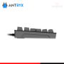 TECLADO ANTRYX MK840L BLACK GRAY RAINBOW SWITCH RED MECANICO WIRED USB (PN:AMK-CS840LKGRE-SP)