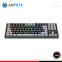 TECLADO ANTRYX MK845 TRIX BLACK GRAY RGB SWITCH RED MECANICO WIRELESS/BLUETOOTH/WIRED USB