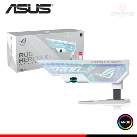 SOPORTE PARA TARJETA DE VIDEO ASUS ROG HERCULX ARGB WHITE