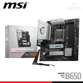 PLACA MSI B650M GAMING PLUS WIFI M.ATX DDR5 AMD AM5 (PN:911-7E24-001)