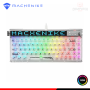 TECLADO MACHENIKE KT68-PRO RGB SMART SCREEN WHITE NORTH POLE SWITCH YELLOW MECANICO WIRELESS/BLUETOOTH/WIRED USB