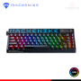 TECLADO MACHENIKE KT68-PRO RGB SMART SCREEN BLACK NORTH POLE SWITCH YELLOW MECANICO WIRELESS/BLUETOOTH/WIRED USB