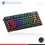 TECLADO MACHENIKE KT68-PRO RGB SMART SCREEN BLACK NORTH POLE SWITCH YELLOW MECANICO WIRELESS/BLUETOOTH/WIRED USB