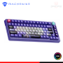 TECLADO MACHENIKE K600T B82 RGB VIOLETA SWITCH MORADO MECANICO WIRELESS/BLUETOOTH/WIRED USB