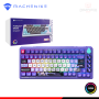 TECLADO MACHENIKE K600T B82 RGB VIOLETA SWITCH MORADO MECANICO WIRELESS/BLUETOOTH/WIRED USB