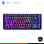 TECLADO MACHENIKE K500F-B81 RGB MORADO SWITCH OUTEMOU CRYSTAL MECANICO WIRED USB