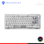 TECLADO MACHENIKE K500F-B81 RGB WHITE SWITCH OUTEMOU CRYSTAL MECANICO WIRED USB