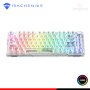 TECLADO MACHENIKE K500F-B81 RGB WHITE SWITCH OUTEMOU CRYSTAL MECANICO WIRED USB