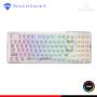 TECLADO MACHENIKE K500F-B94W RGB WHITE SWITCH GR ICE LINEAR MECANICO WIRELESS/BLUETOOTH/WIRED USB