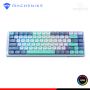 TECLADO MACHENIKE AIR50-B84W RGB SWITCH AZUL MECANICO WIRELESS/BLUETOOTH/WIRED USB