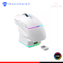 MOUSE MACHENIKE L8 PRO RGB WHITE DPI 26,000 CONECTIVIDAD WIRELESS/WIRED USB + BASE DE CARGA