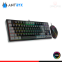 KIT ANTRYX GC-5500 BLACK RGB TECLADO SWITCH RED USB + MOUSE RGB USB (PN:AGC-3100X3KRE-SP)