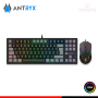 KIT ANTRYX GC-5500 BLACK RGB TECLADO SWITCH RED USB + MOUSE RGB USB (PN:AGC-3100X3KRE-SP)