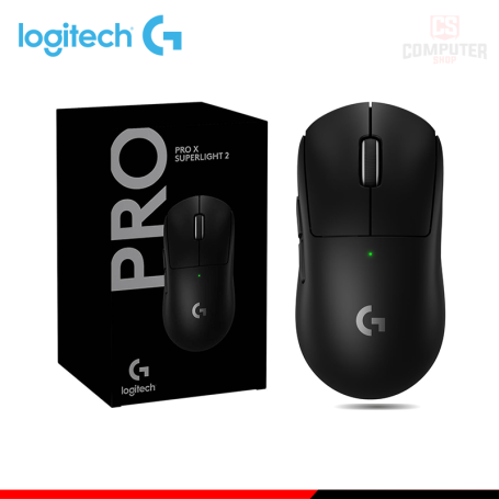 MOUSE LOGITECH G PRO X SUPERLIGHT 2 BLACK DPI 44,000 CONECTIVIDAD WIRELESS