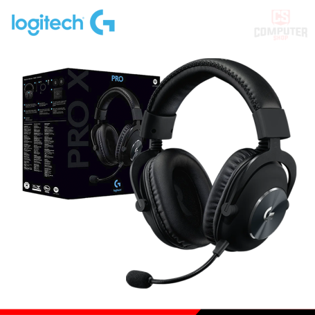 AUDIFONO LOGITECH G PRO X BLACK CON MICROFONO SONIDO 7.1 CONEXIÓN USB (PN:981-000817)