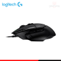 MOUSE LOGITECH G G502 X HERO BLACK DPI 25,600 CONECTIVIDAD USB (PN:910-006136)