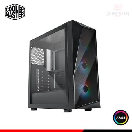 CASE COOLER MASTER CMP 520 ARGB BLACK  SIN FUENTE VIDRIO TEMPLADO MID TOWER