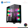 CASE ANTRYX FX 970 ARGB BLACK SIN FUENTE DOBLE PANEL VIDRIO TEMPLADO MID TOWER