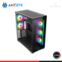 CASE ANTRYX FX 970 ARGB BLACK SIN FUENTE DOBLE PANEL VIDRIO TEMPLADO MID TOWER