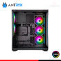 CASE ANTRYX FX 970 ARGB BLACK SIN FUENTE DOBLE PANEL VIDRIO TEMPLADO MID TOWER