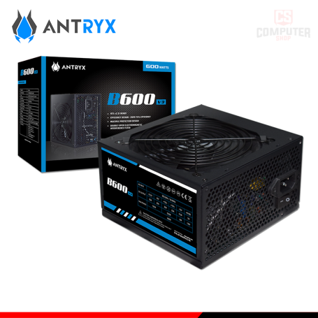 FUENTE DE PODER ANTRYX B600 V3 600W  ATX v2.31