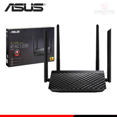 ROUTER ASUS RT-AC1200 V2 DUAL-BAND 4 ANTENAS (PN:RT-AC1200-V2)