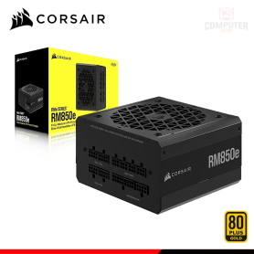 FUENTE DE PODER CORSAIR RM850E 850W BLACK 80 PLUS GOLD FULL MODULAR (PN:CP-9020263-NA)