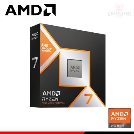 PROCESADOR AMD RYZEN 7 9800X3D 4.70GHZ HASTA 5.20GHZ 96MB 8 CORE AM5