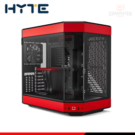 CASE HYTE Y60 BLACK RED SIN FUENTE VIDRIO TEMPLADO MID TOWER (PN:CS-HYTE-Y60-BR)