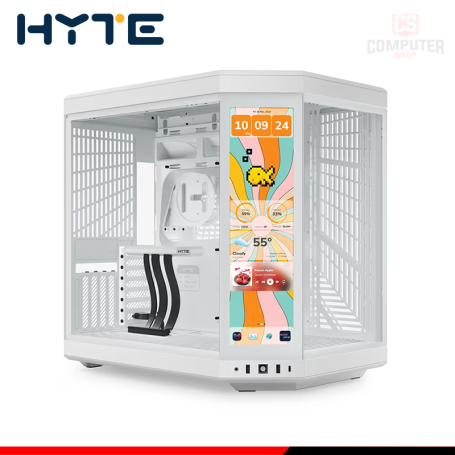 CASE HYTE Y70 TOUCH INFINITE WHITE SIN FUENTE VIDRIO TEMPLADO MID TOWER (PN:CS-HYTE-Y70TI-WW)