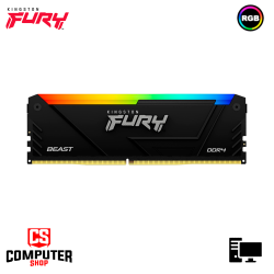 MEM.RAM KINGSTON FURY BEAST BLACK RGB 8GB 3600 MTS DDR4