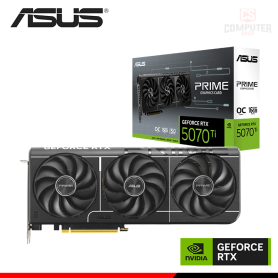 TARJETA DE VIDEO ASUS GEFORCE RTX 5070Ti 16GB GDDR7 256BITS PRIME OC