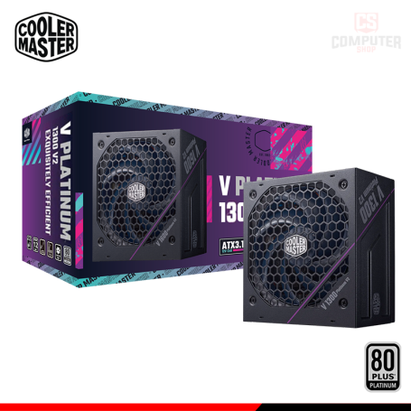 FUENTE DE PODER COOLER MASTER V 1300W V2 BLACK 80 PLUS PLATINUM MODULAR