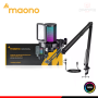 MICRÓFONO MAONO DGM20S BLACK GAMERWAVE RGB CON CONDENSADOR USB