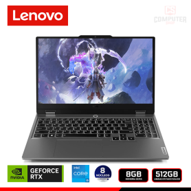 LAPTOP LENOVO LOQ 15IAX9/GEFORCE RTX 3050 6GB GDDR6/CI5-12450HX/15.6" FHD/8GB DDR5/SSD 512GB/SIN SISTEMA OPERATIVO