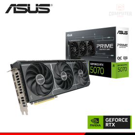 TARJETA DE VIDEO ASUS GEFORCE RTX 5070 12GB GDDR7 192BITS OC PRIME (PN:90YV0M10-M0AA00)