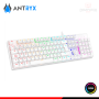 KIT ANTRYX GC-3100 WHITE RGB TECLADO MECANICO SWITCH RED USB + MOUSE RGB USB (PN:AGC-3100WRE-SP)