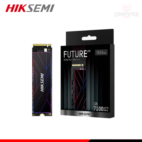 SSD 1024GB HIKSEMI FUTURE LITE NVMe M.2 2280 Pcie GEN 4.0x4 (PN:HS-SSD-FUTURE ECO 1TB)