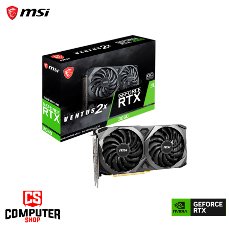 GPU RTX 3060 MSI VENTUS OC 2X 12 GB GDDR6