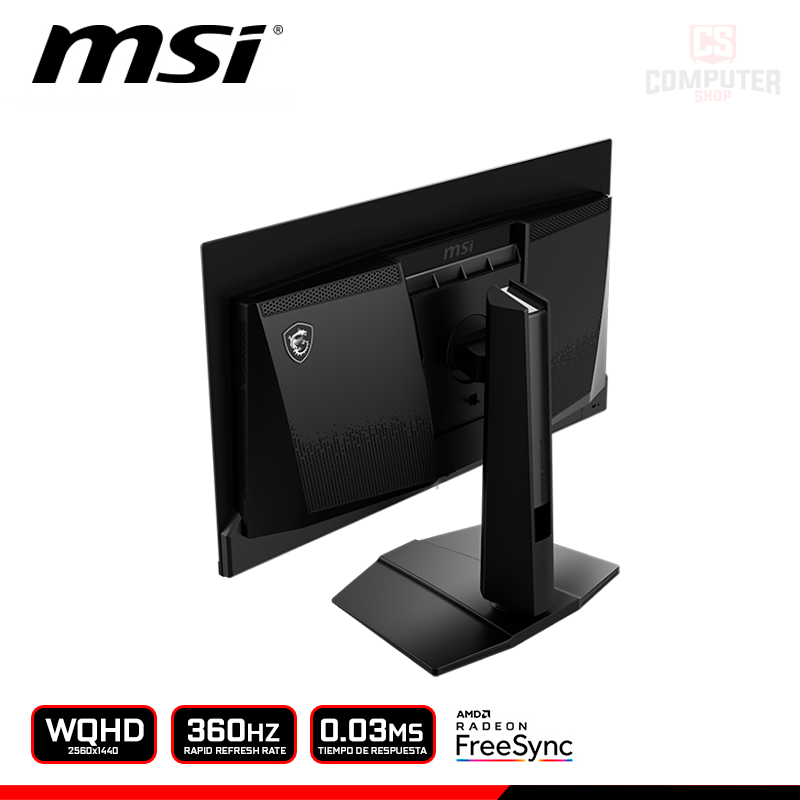 MONITOR MSI MAG 271QPX QD-OLED 27" WQHD 2560x1440/360HZ/0.03MS/AMD ...