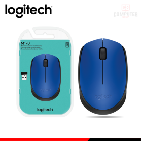 MOUSE LOGITECH M170 BLUE BLACK DPI 1000 WIRELESS (PN:910-004800)