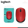 MOUSE LOGITECH M170 RED BLACK DPI 1000 WIRELESS (PN:910-004941)