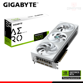 TARJETA DE VIDEO GIGABYTE GEFORCE RTX 5070 12GB GDDR7 192BITS AERO OC (PN:GV-N5070AERO OC-12GD)
