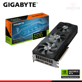 TARJETA DE VIDEO GIGABYTE GEFORCE RTX 5070 12GB GDDR7 192BITS EAGLE OC SFF (PN:GV-N5070EAGLE OC-12GD)
