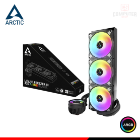 ARCTIC FREEZER III 420 A-RGB BLACK REV.2 COOLER CPU REFRIGERACION LIQUIDA COMPATIBLE AMD/INTEL (PN:ACFRE00145A)