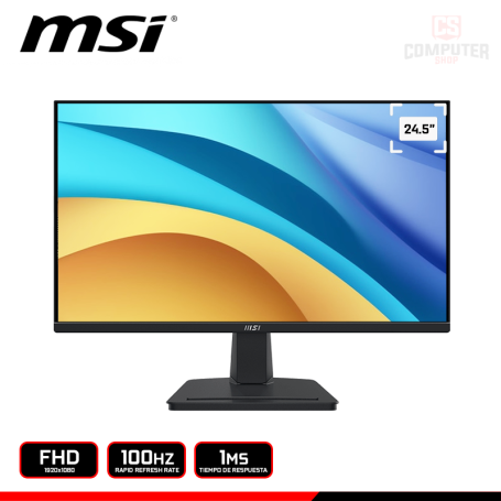 MONITOR MSI PRO MP251 24.5" FHD 1920x1080/100HZ/1MS (PN:9S6-3PC2CM-001)