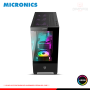 CASE MICRONICS ICUBE MIC GC800-6 BLACK ARGB SIN FUENTE VIDRIO TEMPLADO MID TOWER