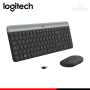 KIT LOGITECH MK470 BLACK SLIM WIRELESS TECLADO + MOUSE (PN:920-009266)